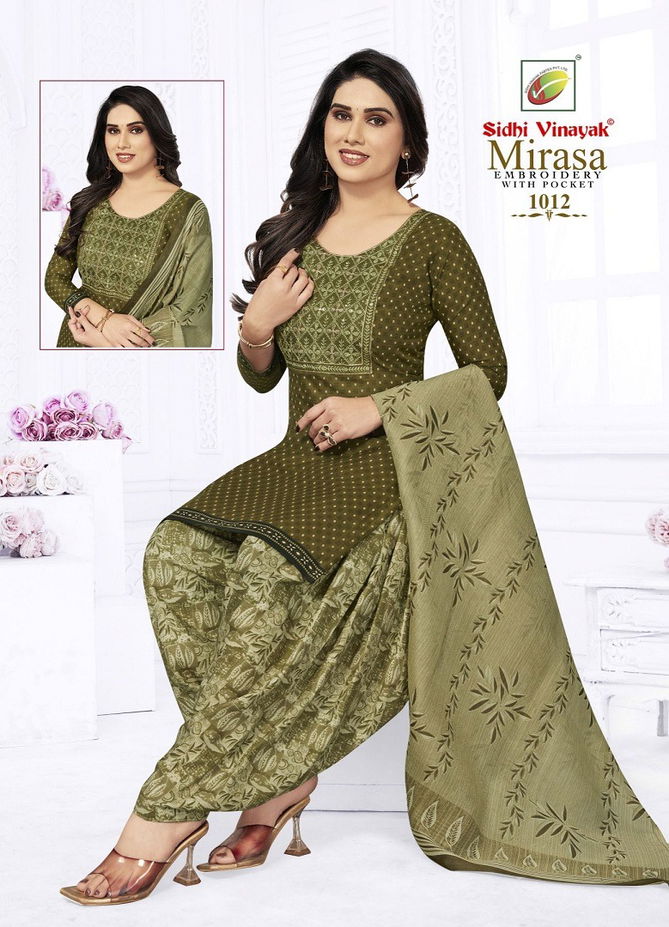 Mirasa Vol 1 By Sidhi Vinayak Indo Cotton Printed Embroidery Readymade Dress Wholesalers In Delhi